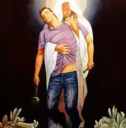 Zenon Różycki - JESUS SUPPORTING HIS OPPRESSORS