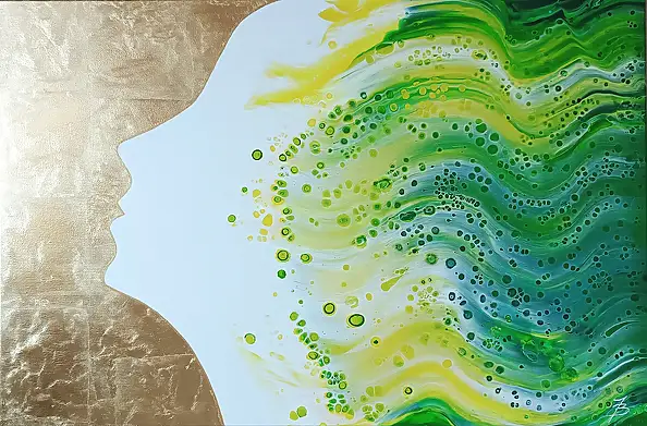 Joanna Bilska, JOIE, La peinture acrylique - toile, 90 x 60