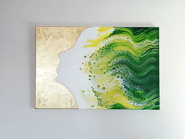 Joanna Bilska, JOIE, La peinture acrylique - toile, 90 x 60