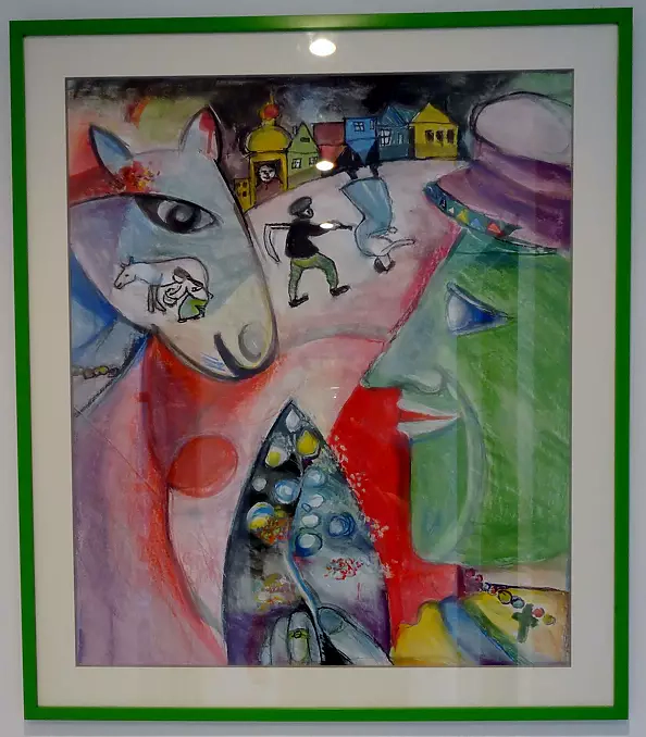 Ryszard Kostempski - "Me and the village" M. Chagall