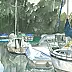 Zdzisław Rutkowski - Yachts dans le dock
