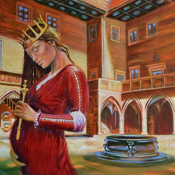 Halina Kaźmierczak - Jadwiga of Anjou - Polish king