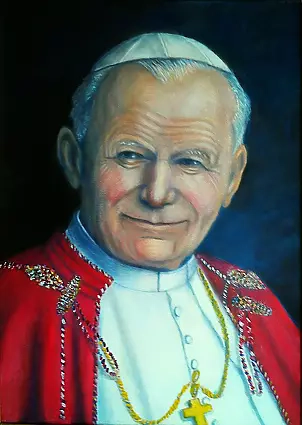 Anna Maria Modrzejewska - Papst Johannes Paul II