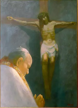 Mieczyslaw Wieczorek - John Paul II and the Cross
