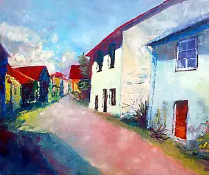 Anna Rudnicka-Litwinek - Janowiec nad Wisłą, ul. Młynarska.