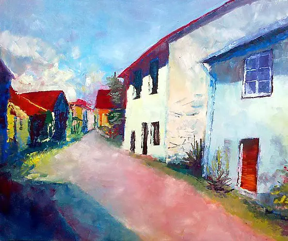 Anna Rudnicka-Litwinek - Janowiec nad Wisłą, ul. Młynarska.