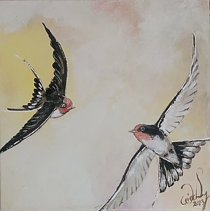 LUCYNA Wiech - Swallow black diamond II