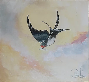 LUCYNA Wiech - Black diamond swallow