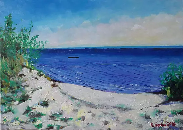 Robert Berlin - Jastarnia - Plaża od strony Zatoki Gdańskiej '2016