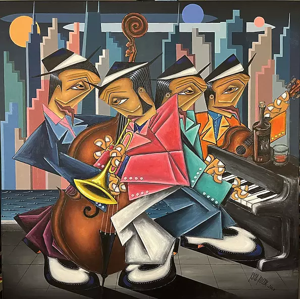 Robert Jadczak - Jazz in Chicago night