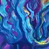 Marzena Salwowska, One of the Ways Tulips Pass by/Grass and Flower, Acrylic painting - canvas, 37 x 37