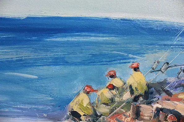 Henadzy Havartsou, В одном ритме, Масляная картина - холст, 70 x 50