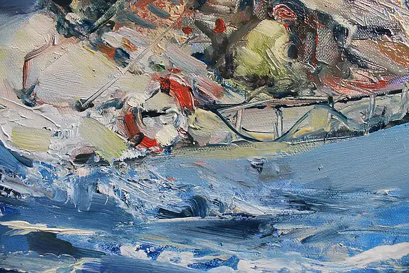Henadzy Havartsou, В одном ритме, Масляная картина - холст, 70 x 50