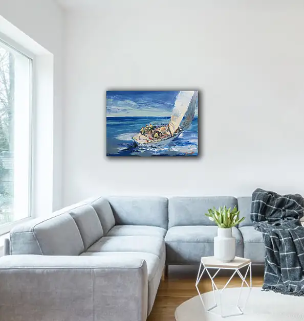 Henadzy Havartsou, В одном ритме, Масляная картина - холст, 70 x 50