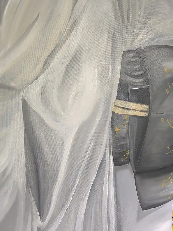 Monika Muszyńska, Silky silence, Oil painting - canvas, 90 x 170