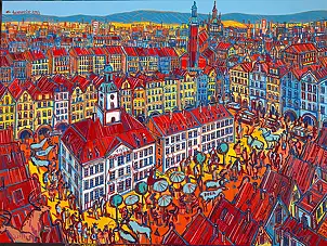Joanna Mieszko, Jelenia Góra, Dipinto acrilico - tela, 100 x 73