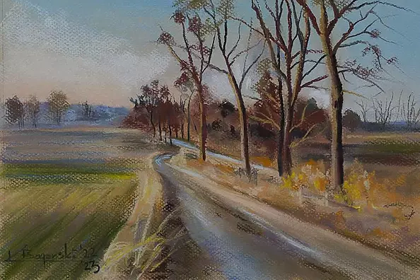 Krzysztof Bagorski - Autumn. The road to Kociewie.