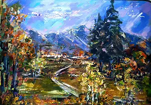 Bernadeta Nowak - Jesień, góry