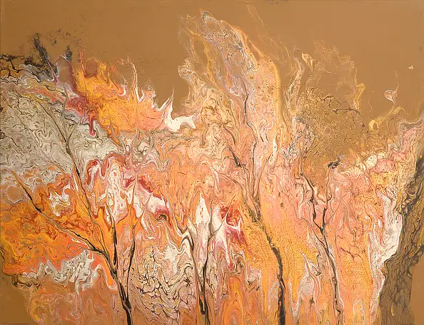 Jacek Rutkowski, Autumn, Acrylic painting - , 80 x 60
