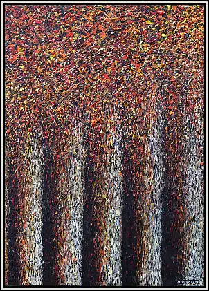 Marek Chomczyk, Jesień, Obraz akrylowy - płótno, 100 x 140