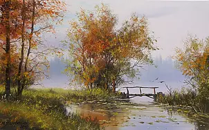 Marek Szczepaniak - Jesień na grobli