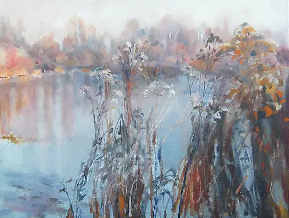 Agnieszka Nizegorodcew - Autumn on the lake