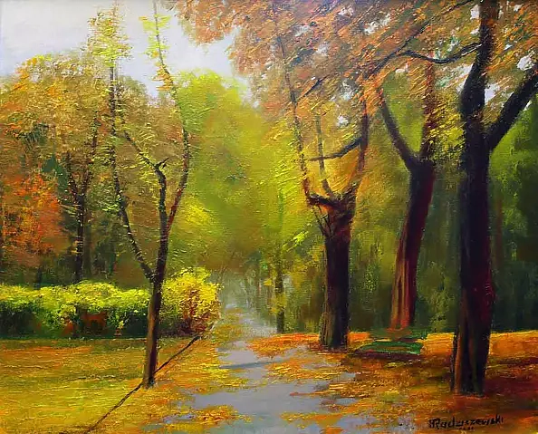 Henryk Radziszewski - Jesień na plantach