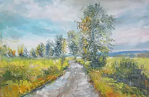 Kazimierz Komarnicki - Autumn walk