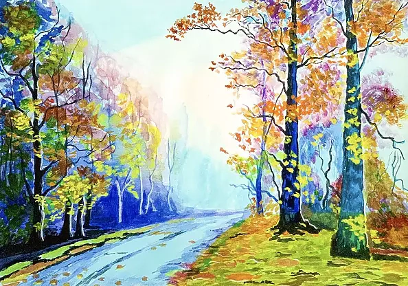 Ewa Zakrzewska - Autumn in the Park