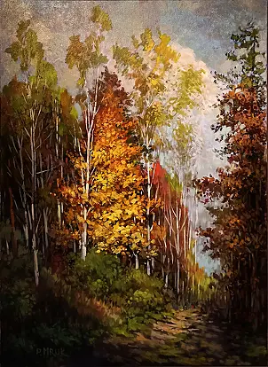 Piotr Mruk - Jesień w Wieliszewie.