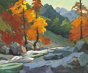 Krzysztof Michalski - Autumn in the mountains