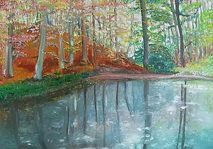 Jadwiga Rudnicka - Autumn in the park