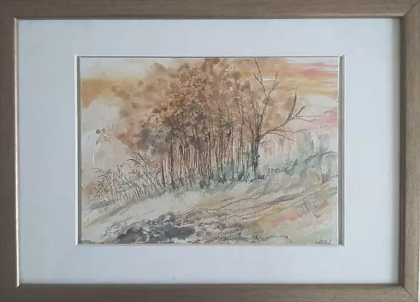 Magdalena Waszkiewicz - Jesienią przy pagórku postoję