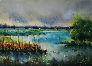 Tadeusz Iwańczuk -  Autumn in Nakle