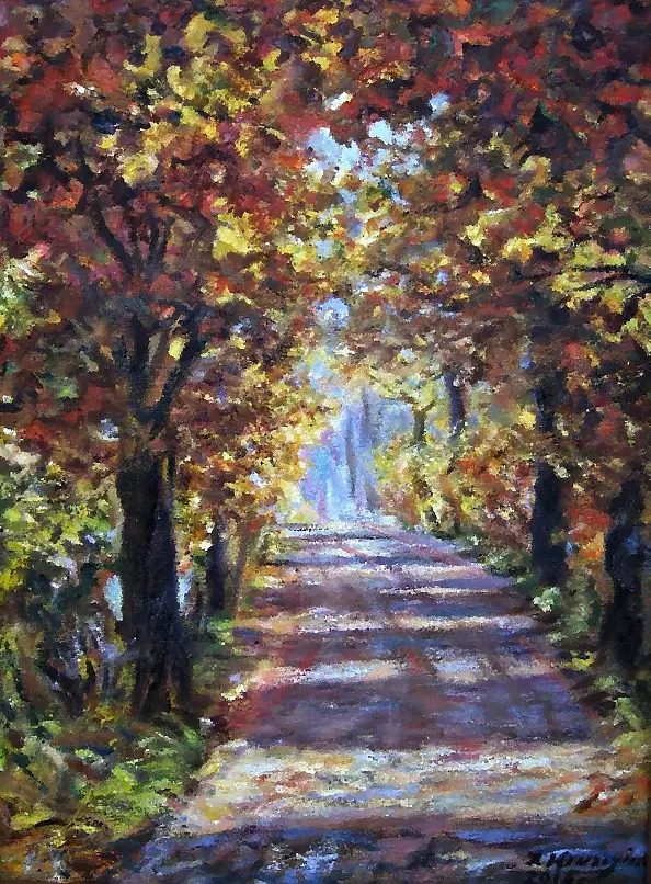 Zdzisław Kruszyński - Jesienna aleja
