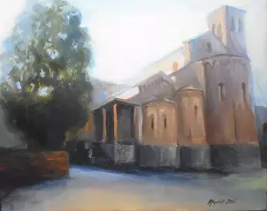 Renata Rychlik - Jesienna mgła w Castell'Arquato
