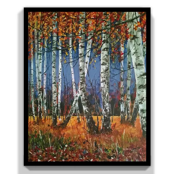 Marta Milewska - Autumn birches