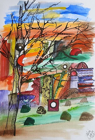 Alicja Wysocka - Autumn tree