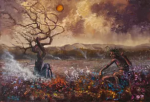 Ryszard Tyszkiewicz - Autumn geese