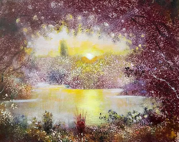 Włodzimierz Draczyński - Autumn lake