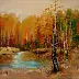 Grażyna Potocka - Autumn grass oil painting 50-70cm