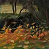 Wojciech Pater, Paesaggio autunnale II, Quadro a olio - pannello, 100 x 70