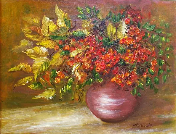 Maria Roszkowska - Jesienny bukiet