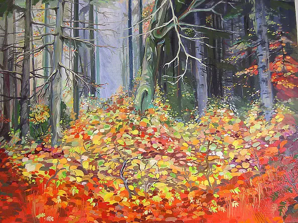 Ryszard Kostempski - "Autumn Forest"