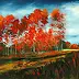 Ewa Jabłońska - 'Autumn landscape - birch'
