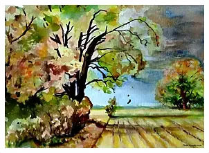 Teresa Kopańska - autumn landscape