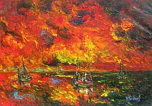 Jerzy Stachura - autumn fishing