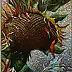 Marek Chomczyk, Tournesol d'automne, Peinture acrylique - toile, 100 x 150