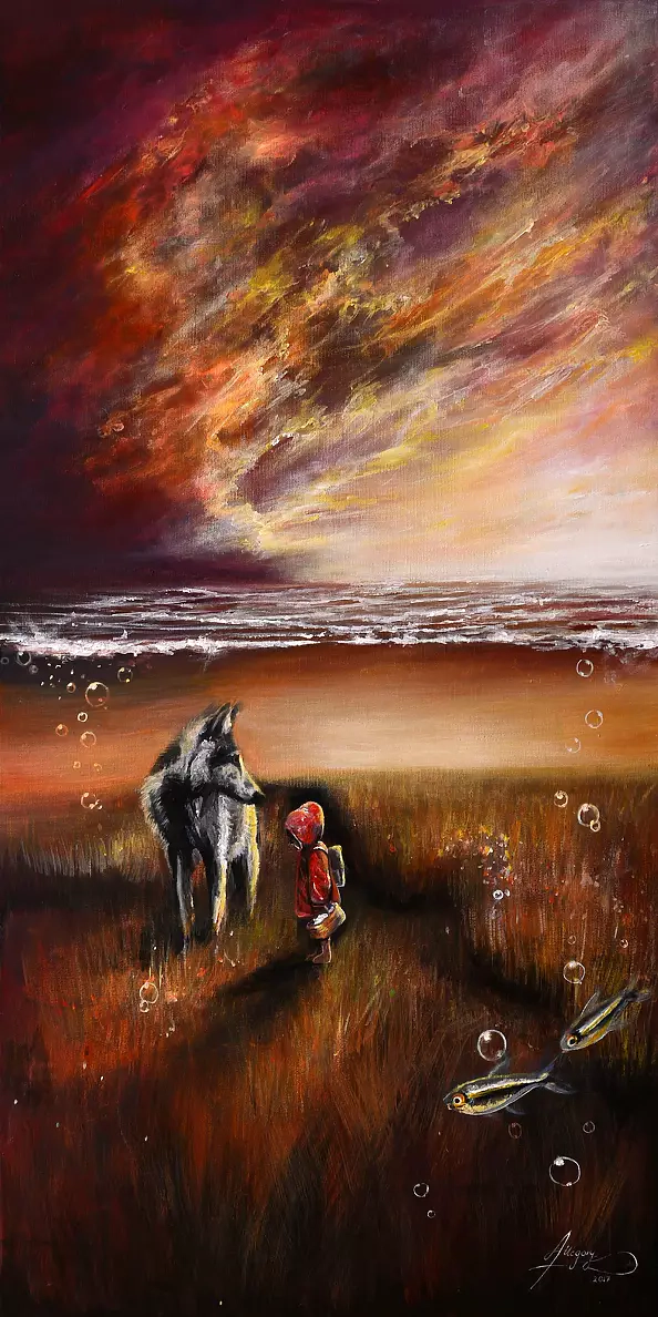 Agata Buczek - Jesienny spacer czyli Czerwony Kapturek historia alternatywna