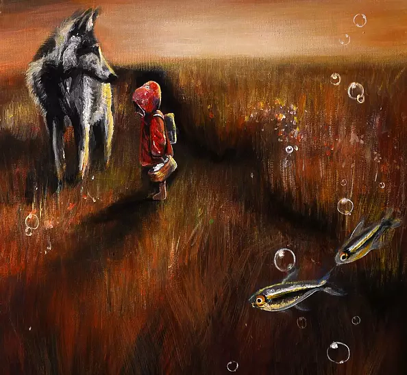 Agata Buczek - Jesienny spacer czyli Czerwony Kapturek historia alternatywna